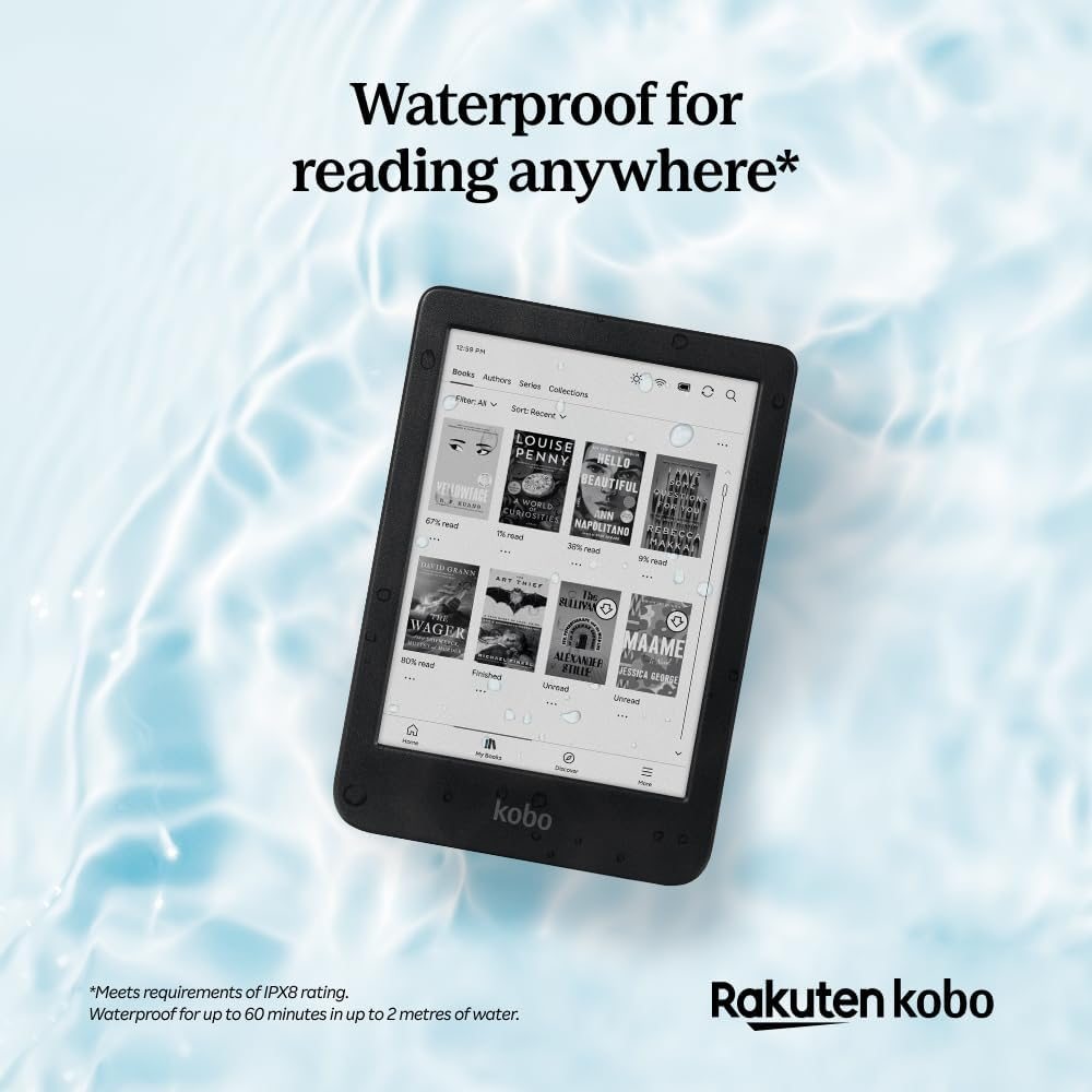 Kobo Clara BW sobre el agua